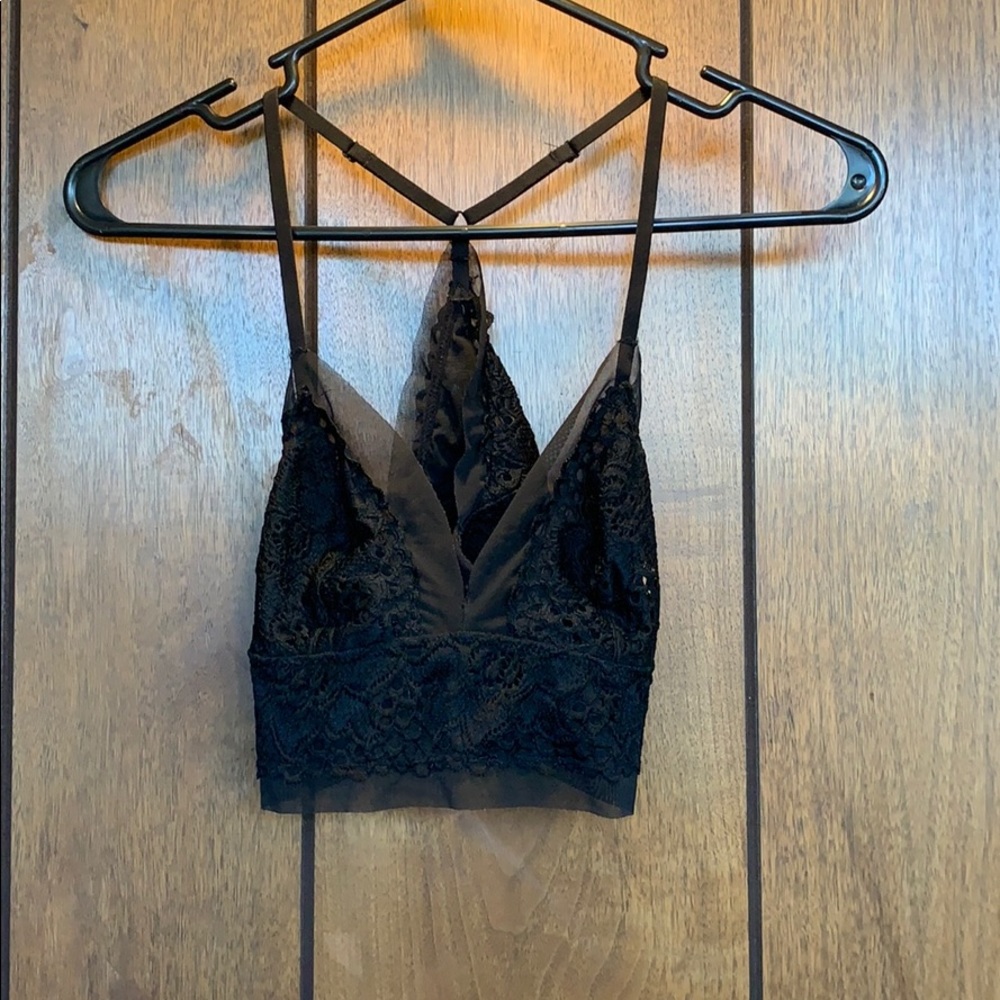 Racer back lace bralette